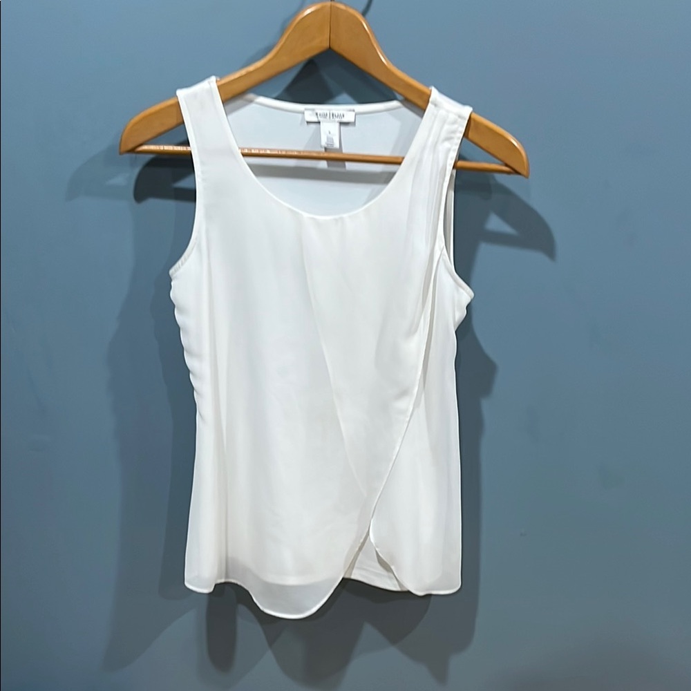 White House Black Market Wrap Sleeveless Tank Top